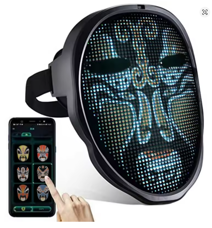MASCHERA HALLOWEEN LED